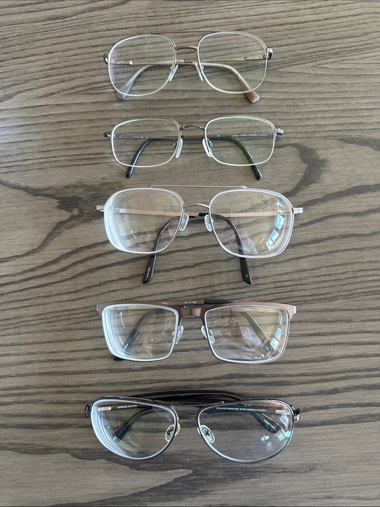 Various Other - Men’s Metal Frame Eyeglasses - Classic Aviator & Square Styles